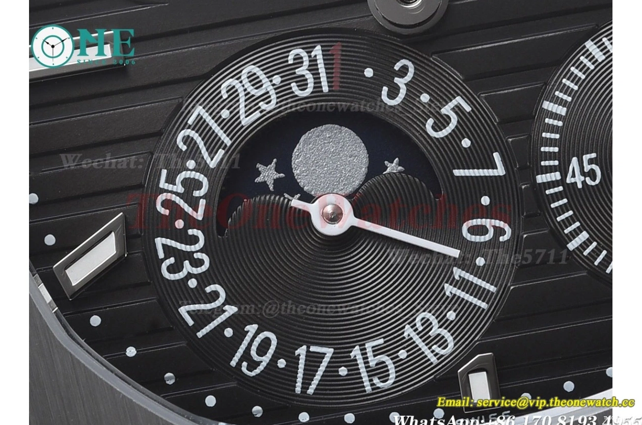 Nautilus Black SS A240 LE 40mm GRF Stk 5712 0417